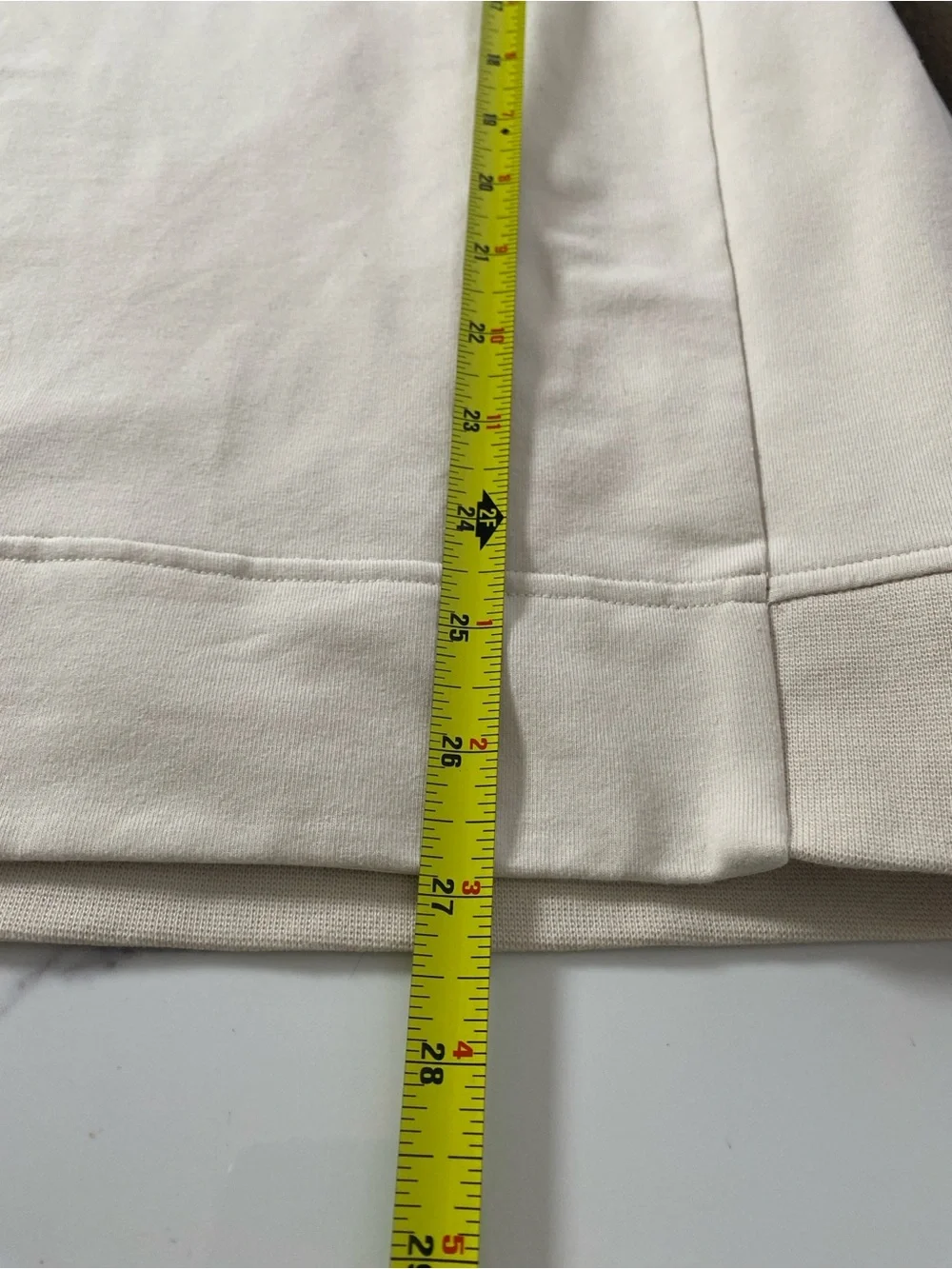 Lululemon City Sweat Jersey Sweatshirt Neutrals Cream Men's XXL - Picture 8 of 8